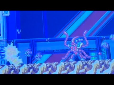 Mega Man X-PART 7-LAUNCH OCTOPUS-❤️piece after grueling #miniboss | Return to Sting Chameleon #snes