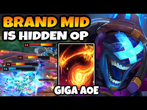BRAND MID HAS TO BE HIDDEN OP. How does HIGH ELO NOT PLAY HIM MORE?!