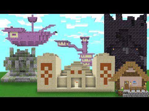 Minecraft: ALL MINECRAFT STRUCTURES SPAWN ALL THE TIME!