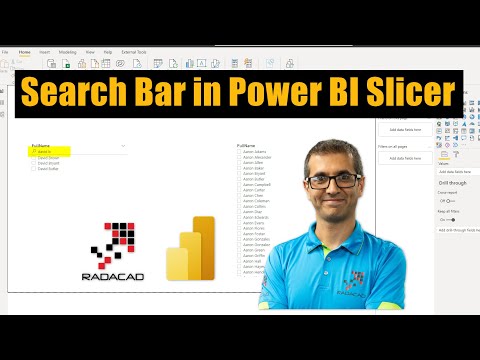 Search Bar in Power BI Slicer