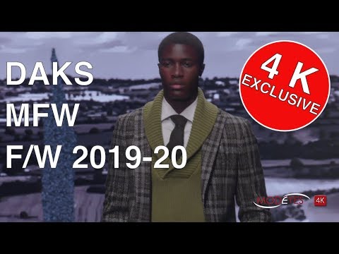 DAKS | FALL WINTER 2019 - 2020 |  FULL FASHION SHOW EXCLUSIVE 4K