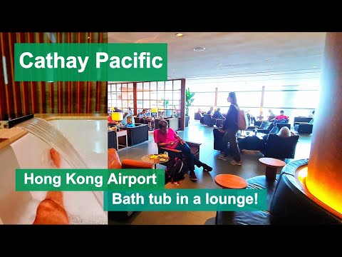 Cathay Pacific | Salas VIP de Primeira Classe e Classe Executiva | Aeroporto de Hong Kong