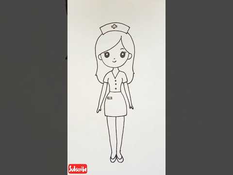 How to Draw a Beautiful Nurse 👩‍⚕️🎨