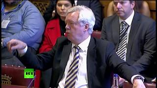 LIVE: David Davis gives evidence to House of Lords EU committee