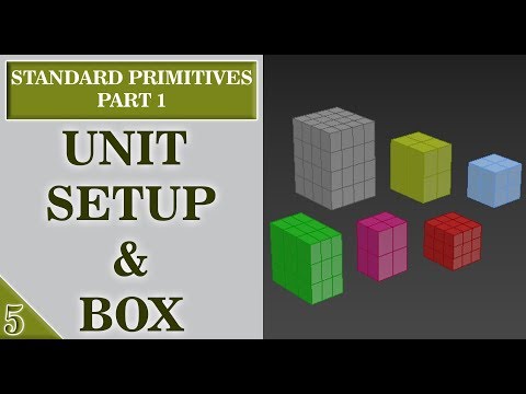 5 || BOX UNIT SETUP || STANDARD PRIMITIVES PART 1 || 3DS MAX FULL MODELING TUTORIAL IN HINDI ||
