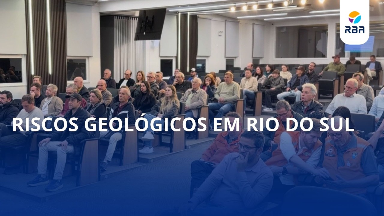 Riscos geológicos em Rio do Sul. Quase 50 mil pessoas vivem em áreas de risco
