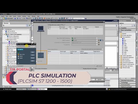 TIA PORTAL PLC SIMULATION PLCSIM S7 1200 – 1500
