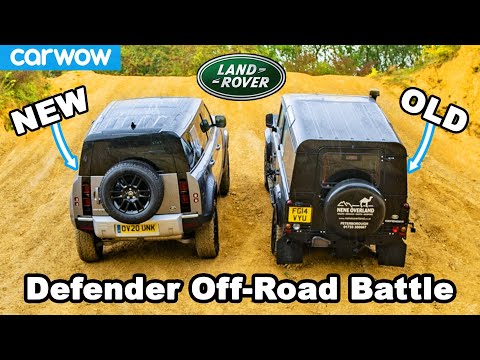 New vs Old Land Rover Defender: Up-Hill DRAG RACE & Off-Road Battle!