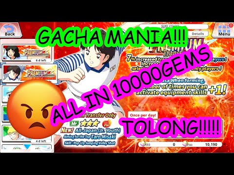 [GACHA MANIA] 10.000 GEMS FOR MISAKI JY CAPTAIN TSUBASA ZERO MIRACLE SHOT