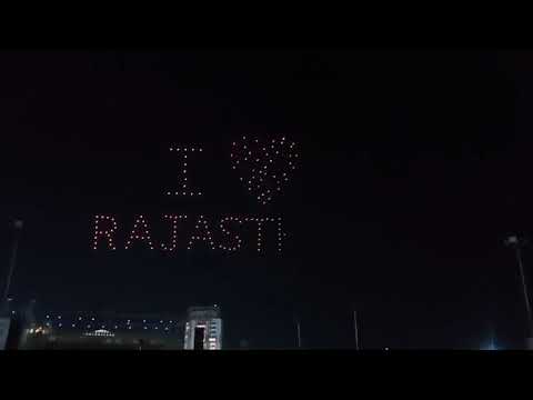 Kota drone show ☺️ || Total drones used - 250