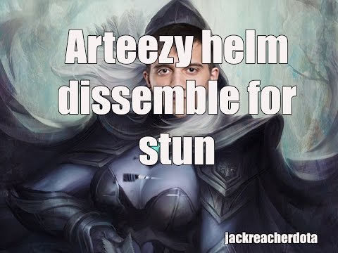 Arteezy helm dissemble for stun