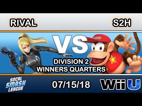 SCSL - Slither2Hunter (Diddy Kong) Vs. Rival (Zero Suit) Winners Quarters - Smash 4
