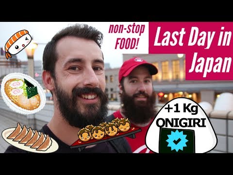 Japan Food Day! (Mukbang?) - Last Day in Japan