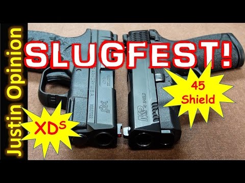 .45 Shield vs. Springfield XDS .45