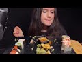 ASMR SUSHI & SASHIMI PLATTER MUKBANG (No Talking) EATING FOOD