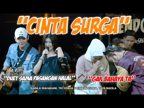 CINTA SURGA - NABILA MAHARANI FT TRISUAKA & ZIDAN FT YAYA (LIVE PENDOPO LAWAS)