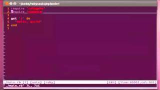 Ruby Casts: Sinatra 101