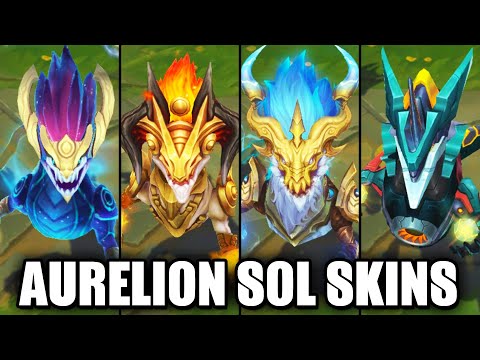 All Aurelion Sol Skins Spotlight (League of Legends)