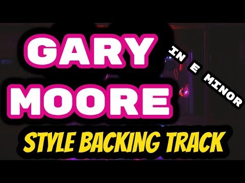Gary Moore Style Backing Track in E Minor