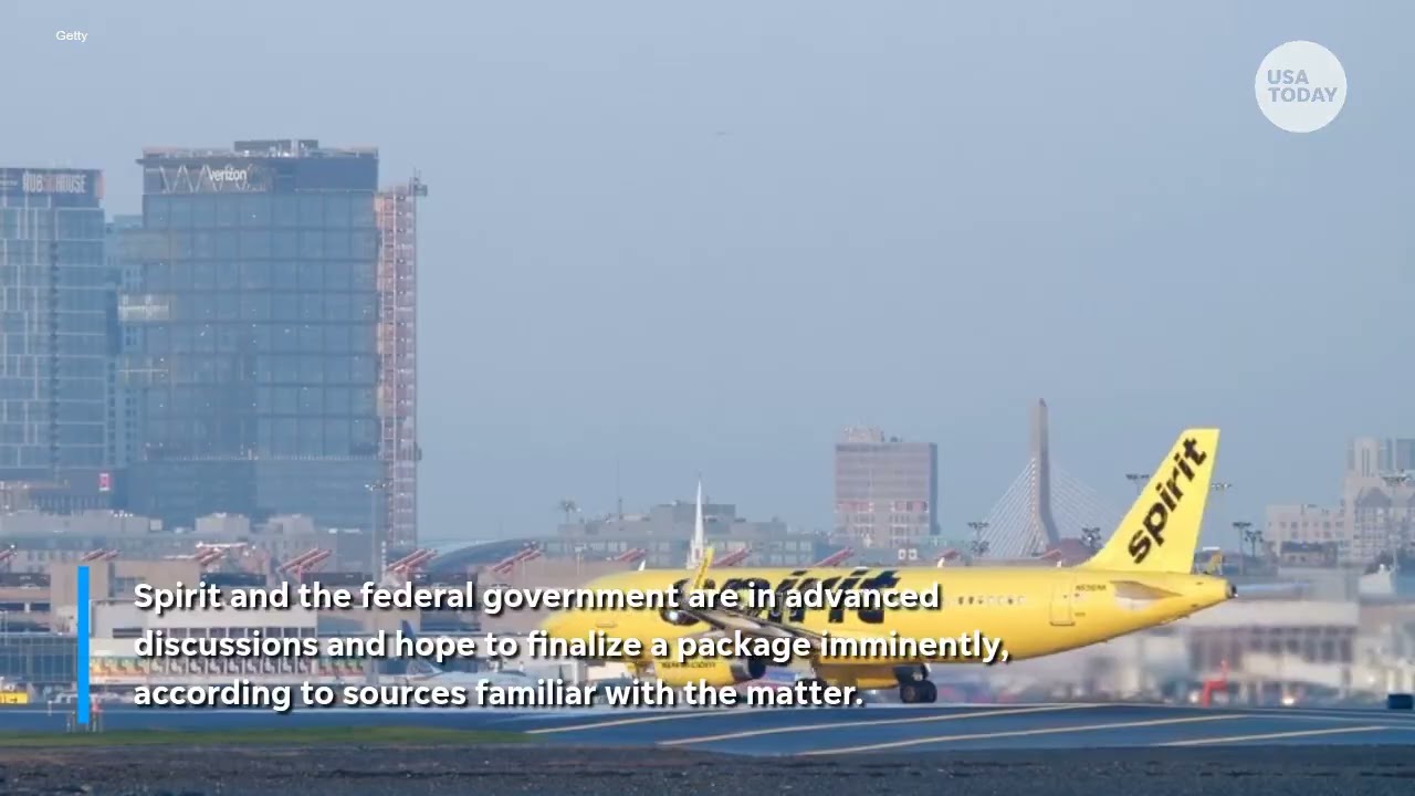 Spirit Airlines could get $500M government bailout as talks intensify