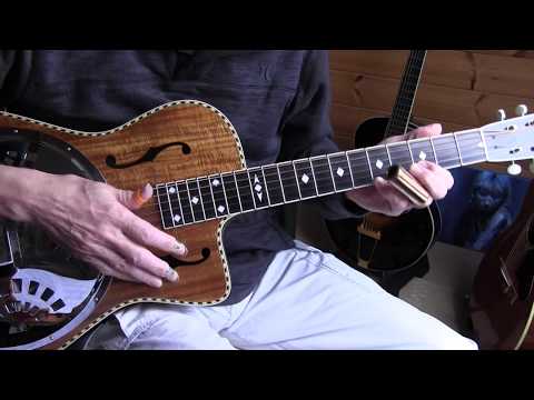 EZ Slide Guitar Lesson - Gospel Blues "Where Could I Go" TAB available
