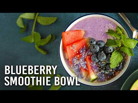 Summer Special Blueberry Smoothie Bowl