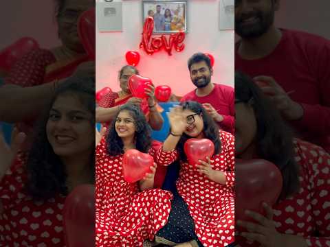 Valentine’s Day ki family tho celebration❤️😍 #ishqyouall #swv #telugu #valentinesday #youtube