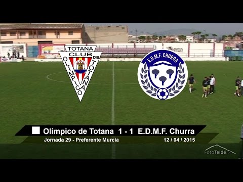 Olímpico Totana 1 - 1 E.D.M.F. Churra