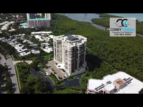 Pelican Bay, Grosvenor high-rise condos in Naples, Florida fly over video