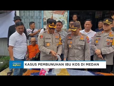POLRESTABES MEDAN TANGKAP PEMBUNUH IBU KOS