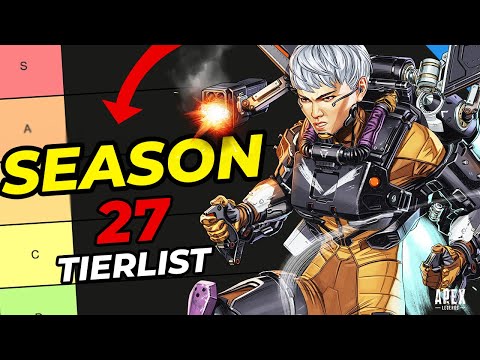 Season 27's BEST and WORST Legends! Apex Legends Tier List (Amped)
