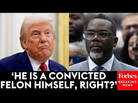 Chicago Mayor Brandon Johnson Makes A Swipe At Trump, Doubts His Ability To 'Follow Simple Law'