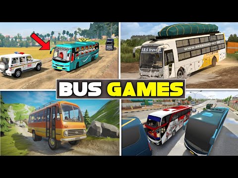 Top 5 Best Indian Bus Simulator Games For Android l iOS l New Bus Mobile Games 2024