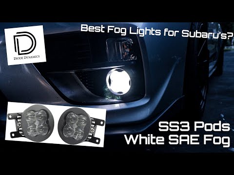 The BEST Fog Light Kit for the WRX?! - Diode Dynamics SS3 White SAE FOG - Subaru WRX 15+