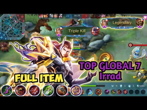 Super FAST HAND!! Gameplay Top Global Lancelot 7 By Irrad - MLBB