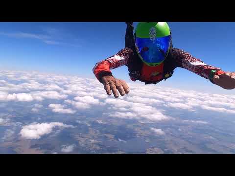 Manny Velez flying over Lake Wales on Memorial Day 2024