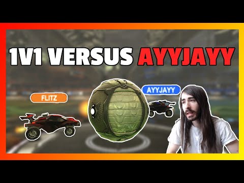 MOISTCRIT1KAL STREAMED FAZE AYYJAYY 1v1ing ME IN ROCKET LEAGUE