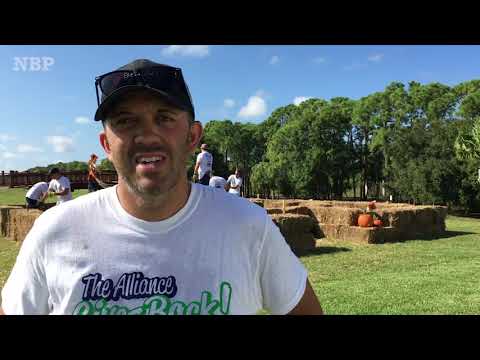 Children's Hay Maze Installation at NBP