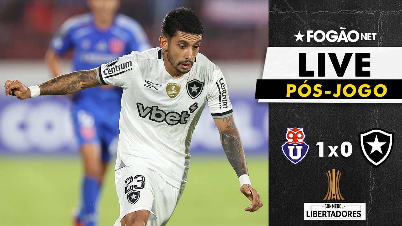 LIVE | Pós-jogo e repercussão da derrota do Botafogo para a Universidad de Chile na estreia na Libertadores