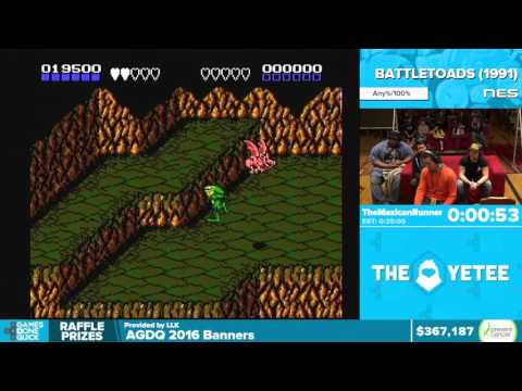 Battletoads by TheMexicanRunner in 38:41 - Awesome Games Done Quick 2016 - Part 79