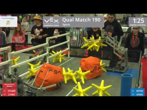 2017 VRC-MS Spir Q190 - 21246E 2148C vs 8878D 4768C - 18 to 36