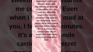 Beautiful love letter #romanticquotes #lovemessages #loveletter