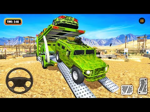 Army Vehicles Transporter Simulator - Cruise Ship Transport Duty - Android Gameplay