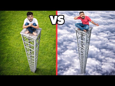 Small Tower vs Big Tower Survival Challenge