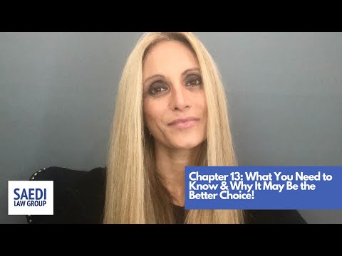 Why Chapter 13 May Be a Better Bankruptcy Choice