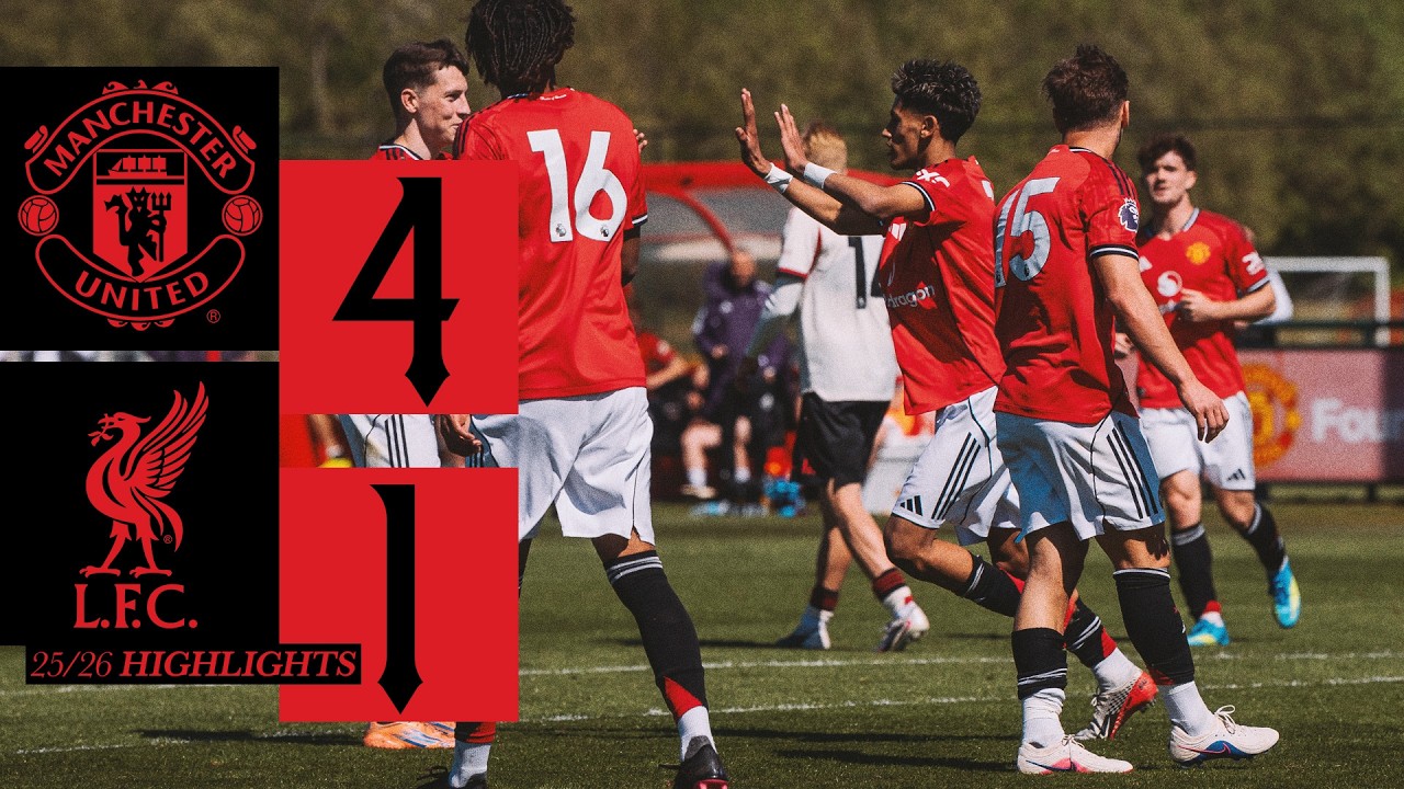 McEvoy & Gabriel At The Double! 😮‍💨 | Man Utd v Liverpool | Academy Highlights