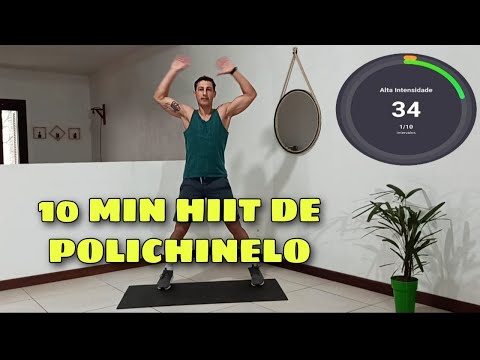 HIIT DE POLICHINELO E VARIAÇÕES - 10 MINUTOS PRA GASTAR MUITA CALORIA @ramon_magnus_