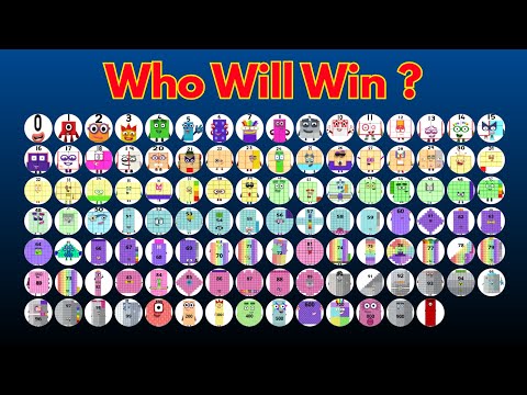 All 110 Numberblocks Marble Race in Algodoo | Who Will Win?