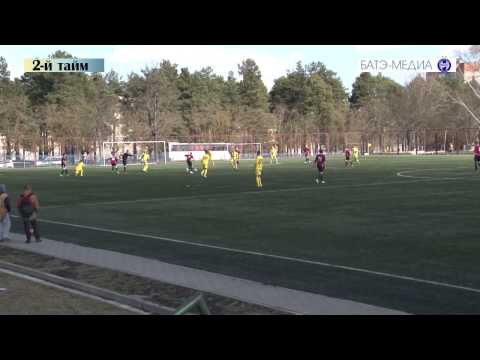 09.04.2015_БАТЭ (Борисов) - Славия (Мозырь). Голы матча. Дубль