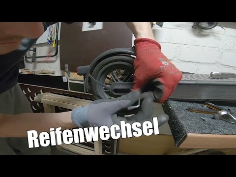 E-Scooter Platten Xiaomi Mi 1S Reifenwechsel 8,5 Zoll